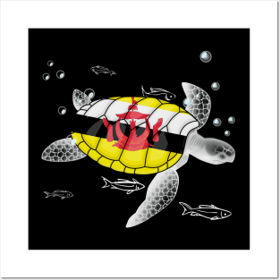 Brunei Turtle Posters and Art